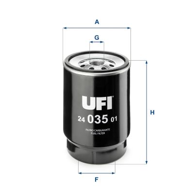 Топливный фильтр UFI 2403501