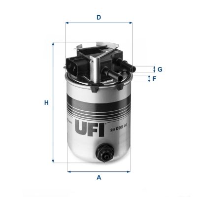 Топливный фильтр UFI 2409500