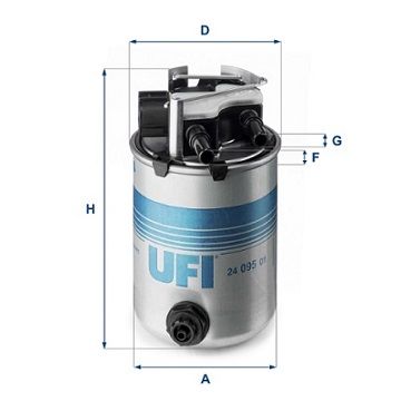 Топливный фильтр UFI 2409501