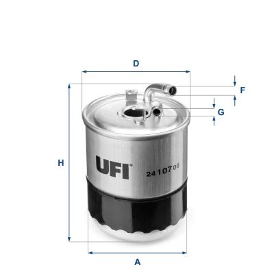 Топливный фильтр UFI 2410700