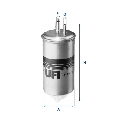 Топливный фильтр UFI 2411600