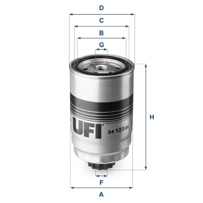 Топливный фильтр UFI 2412300