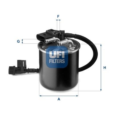 Топливный фильтр UFI 2414900