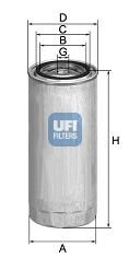 Топливный фильтр UFI 2415500