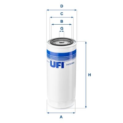 Топливный фильтр UFI 2430900