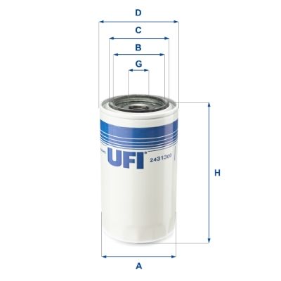 Топливный фильтр UFI 2431300