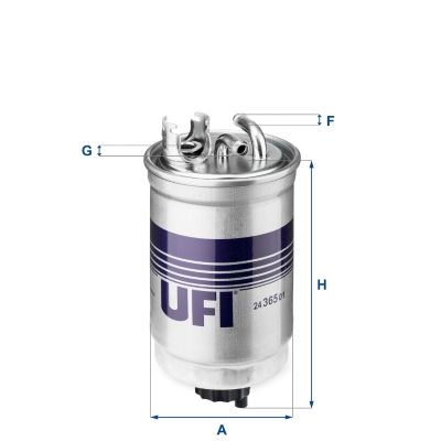 Топливный фильтр UFI 2436501