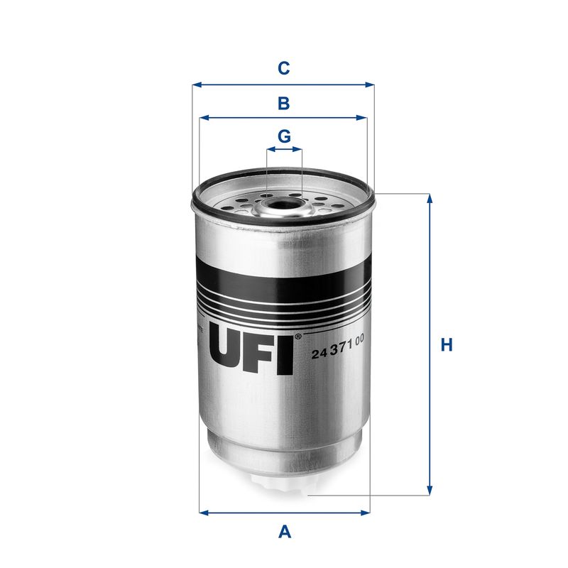 Топливный фильтр UFI 2437100