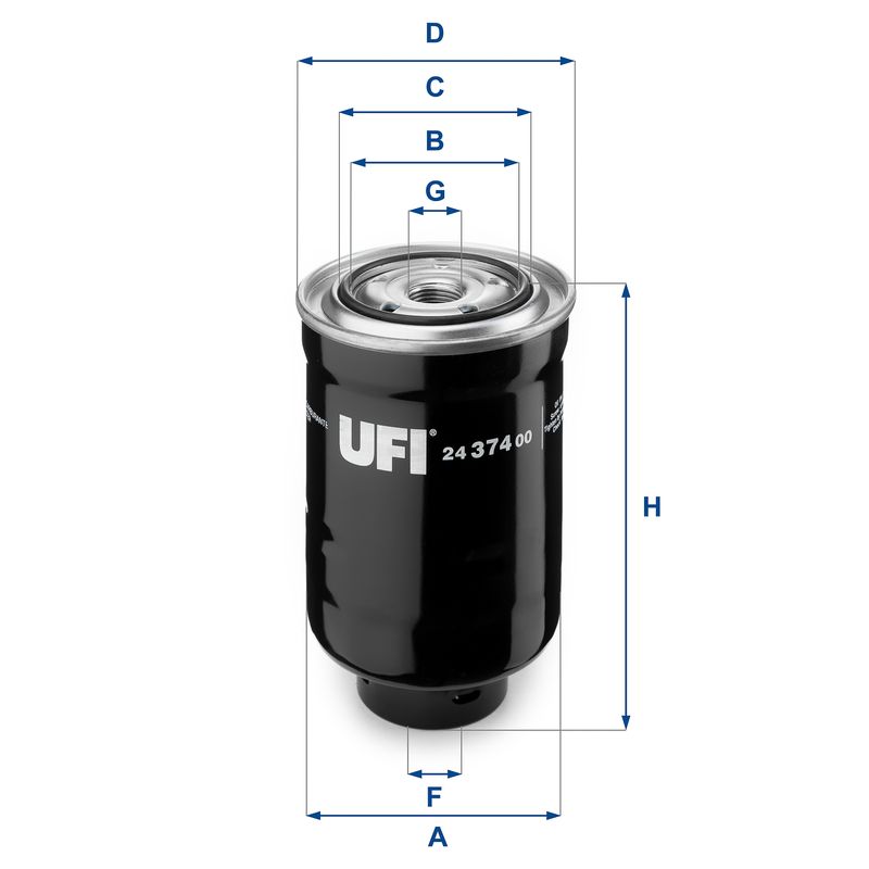 Топливный фильтр UFI 2437400