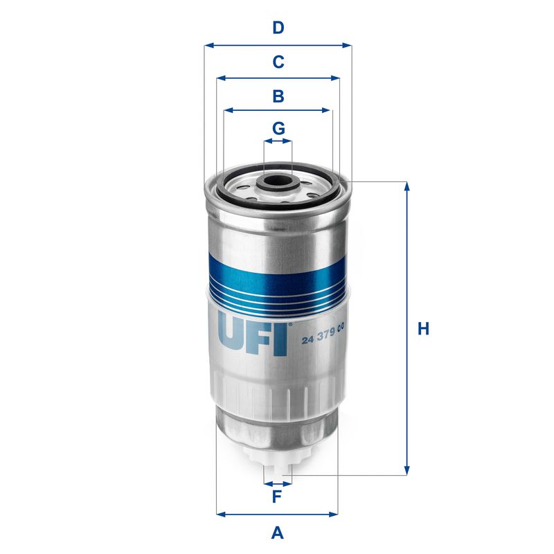 Топливный фильтр UFI 2437900