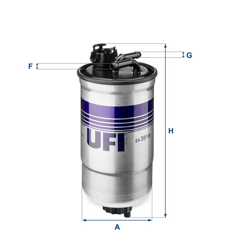 Топливный фильтр UFI 2439100