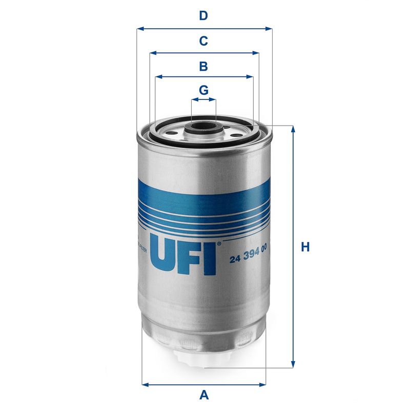 Топливный фильтр UFI 2439400