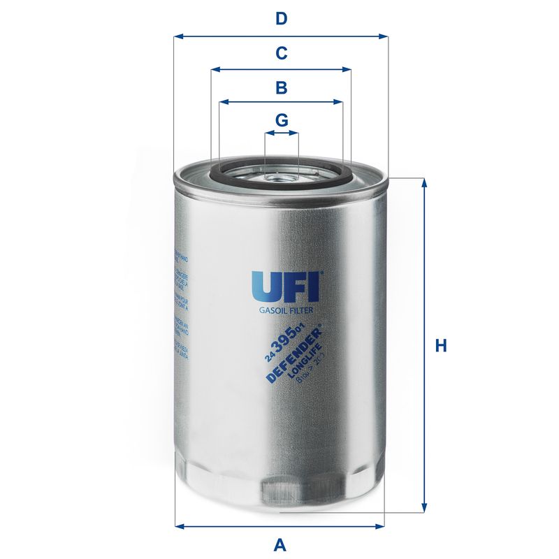 Топливный фильтр UFI 2439501