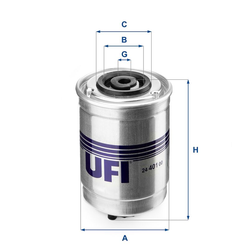 Топливный фильтр UFI 2440100