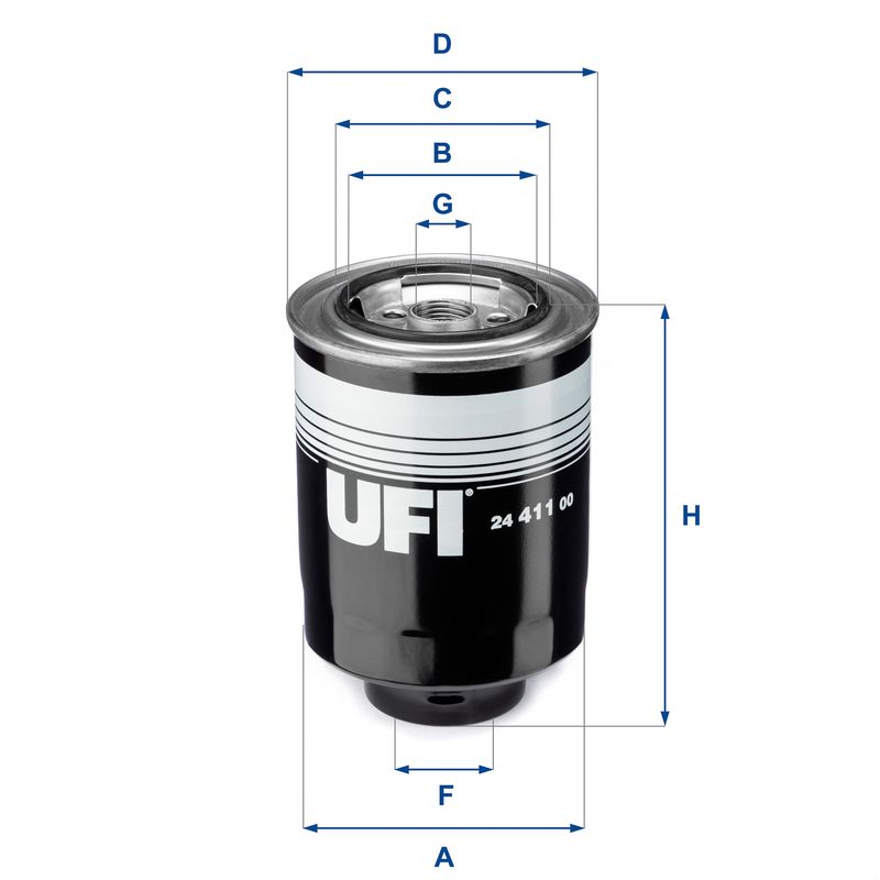 Топливный фильтр UFI 2441100