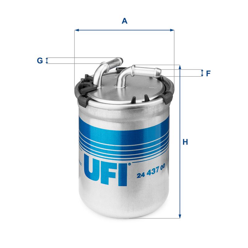 Топливный фильтр UFI 2443700