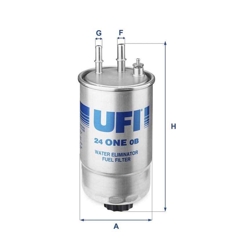 Топливный фильтр UFI 24ONE0B