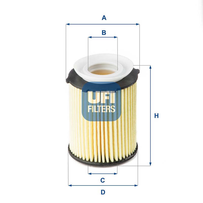 Масляный фильтр UFI 2517800
