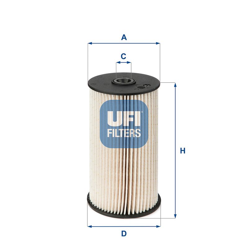 Топливный фильтр UFI 2600700