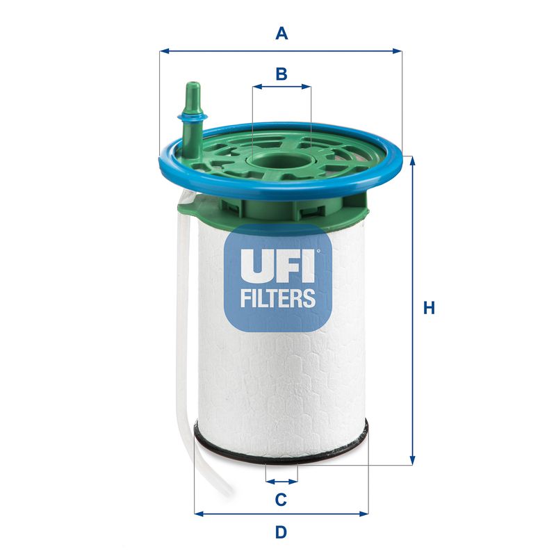 Топливный фильтр UFI 2605300