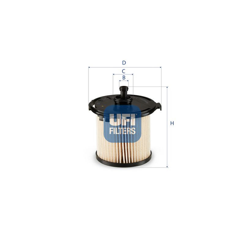 Топливный фильтр UFI 2607400