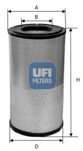 Воздушный фильтр UFI 2742100