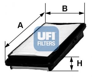 Воздушный фильтр UFI 3024200
