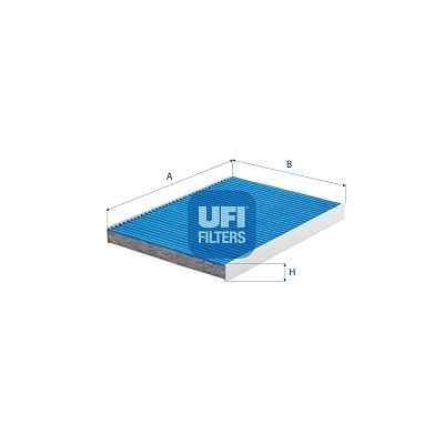Фильтр, воздух во внутренном пространстве UFI 3446700