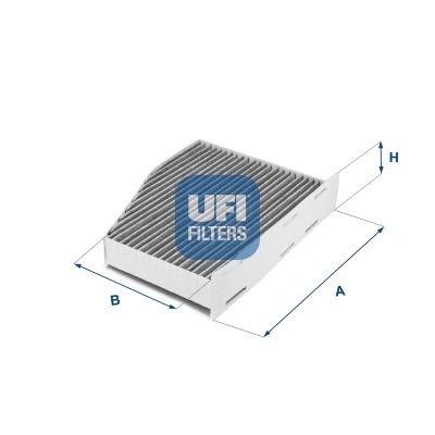 Фильтр, воздух во внутренном пространстве UFI 5412400