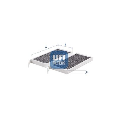 Фильтр, воздух во внутренном пространстве UFI 5441700