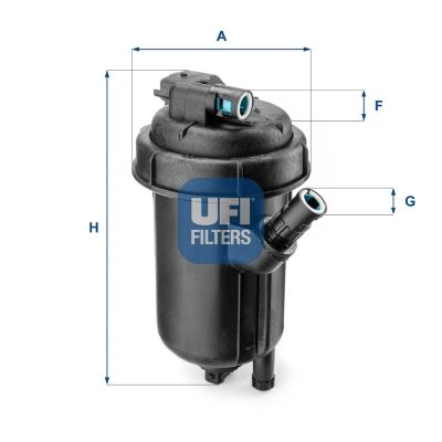 Топливный фильтр UFI 5512500