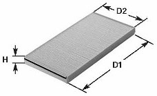 Запчасть CLEAN FILTER NC2054CA