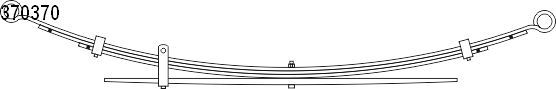 Многолистовая рессора COIL SPRINGS 1037037000