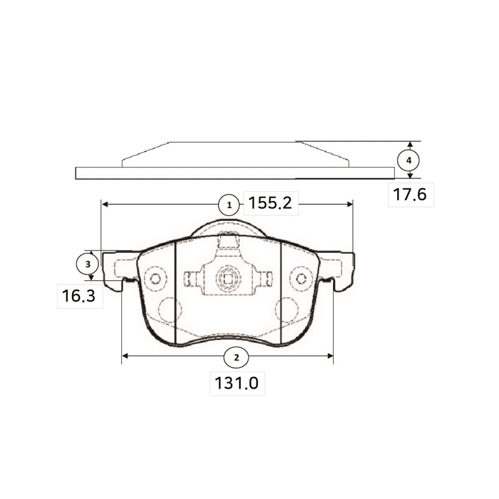 Gk1220_колодки Дисковые Передние!\ Volvo S80 98>/V70/S60 00>/C70 00-02/Xc70 2.5D CTR GK1220