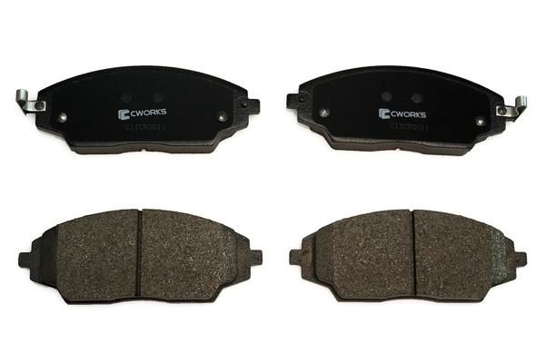 Комплект тормозных колодок, дисковый тормоз CWORKS C11CR0011
