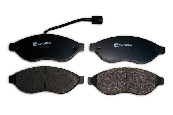Комплект тормозных колодок, дисковый тормоз CWORKS C11CR0014