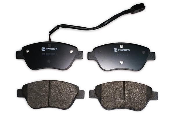 Комплект тормозных колодок, дисковый тормоз CWORKS C11CR0018