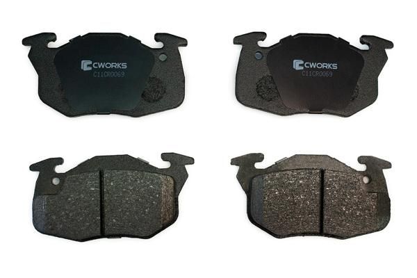 Комплект тормозных колодок, дисковый тормоз CWORKS C11CR0069