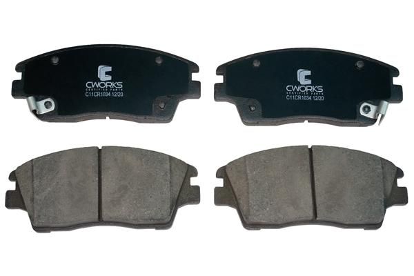 Комплект тормозных колодок, дисковый тормоз CWORKS C11CR1034