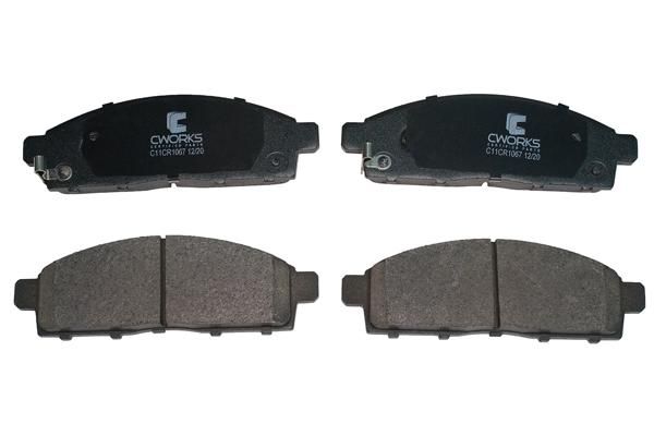 Комплект тормозных колодок, дисковый тормоз CWORKS C11CR1067