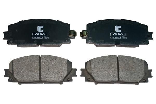 Комплект тормозных колодок, дисковый тормоз CWORKS C11CR1091