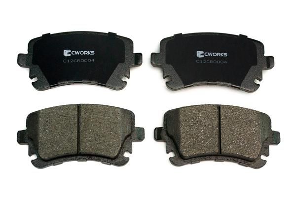 Комплект тормозных колодок, дисковый тормоз CWORKS C12CR0004