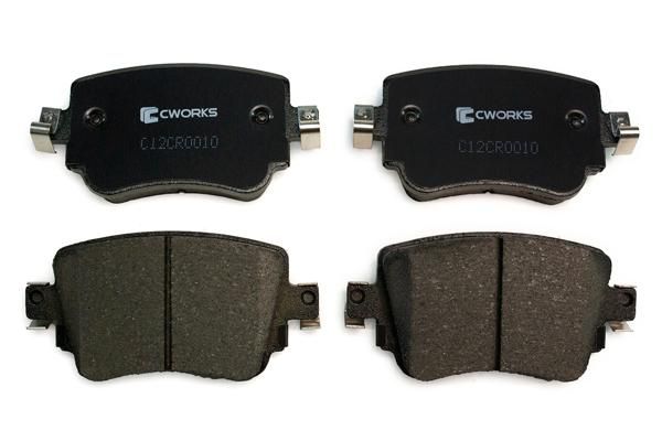 Комплект тормозных колодок, дисковый тормоз CWORKS C12CR0010