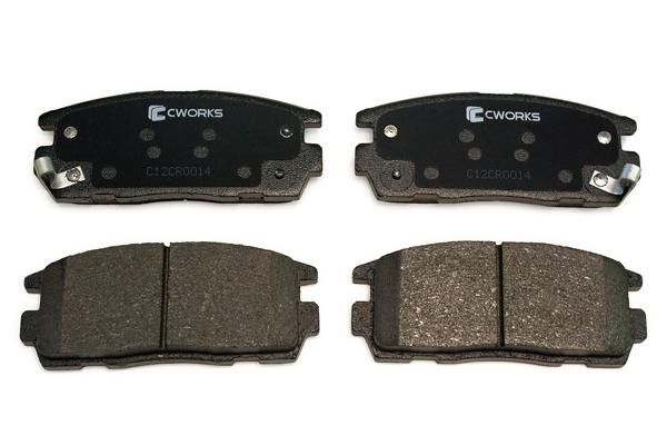 Комплект тормозных колодок, дисковый тормоз CWORKS C12CR0014