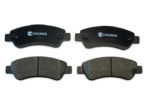 Комплект тормозных колодок, дисковый тормоз CWORKS C12CR0021