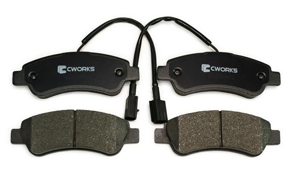 Комплект тормозных колодок, дисковый тормоз CWORKS C12CR0022