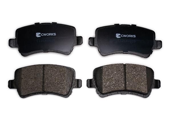 Комплект тормозных колодок, дисковый тормоз CWORKS C12CR0025