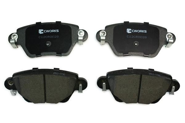Комплект тормозных колодок, дисковый тормоз CWORKS C12CR0028