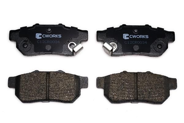 Комплект тормозных колодок, дисковый тормоз CWORKS C12CR0034