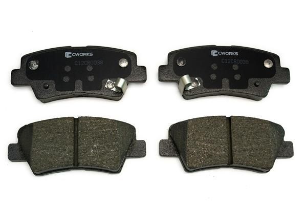 Комплект тормозных колодок, дисковый тормоз CWORKS C12CR0038